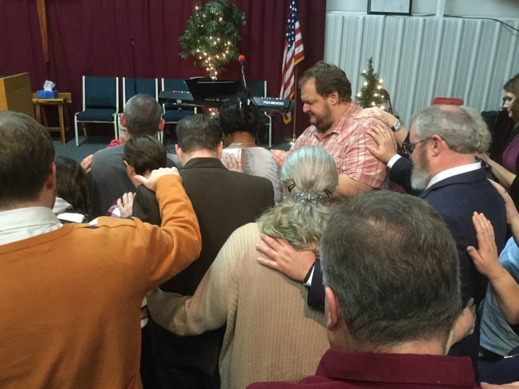 Praying for our new Pastor & his family